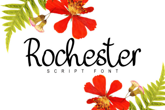 Rochester Font Poster 1