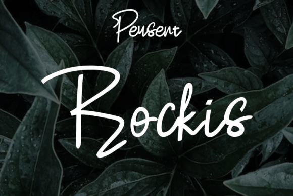 Rockis Font Poster 1