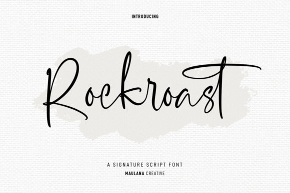 Rockroast Font Poster 1
