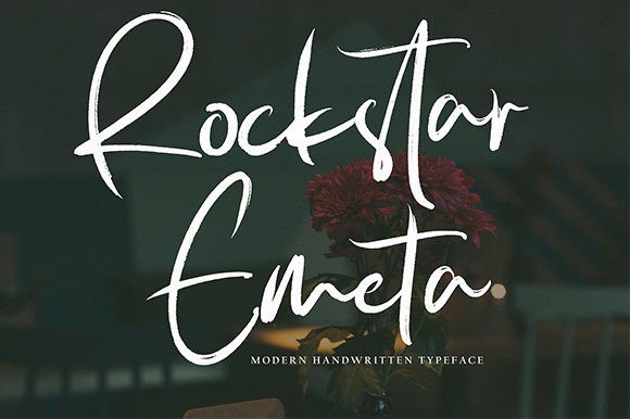 Rockstar Emeta Font Poster 1
