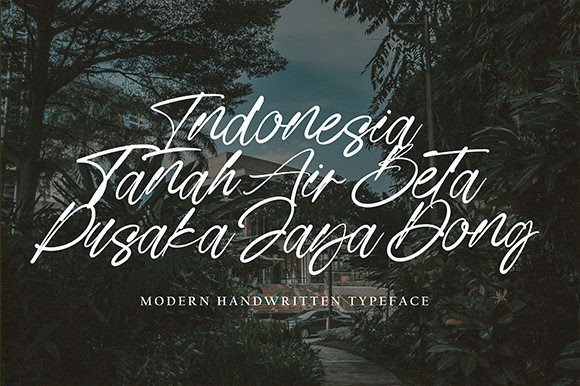 Rockstar Hand Font Poster 10