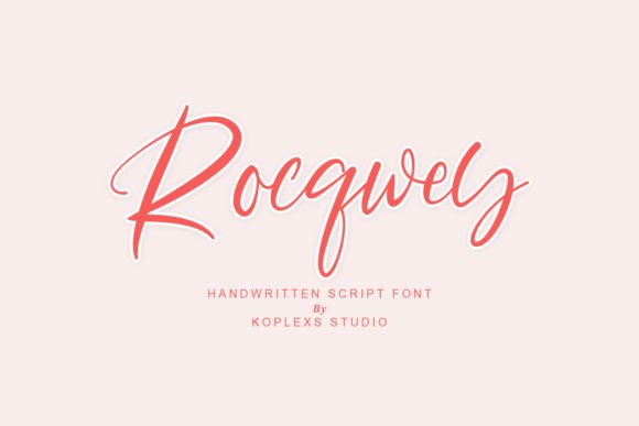 Rocqwey Font Poster 1