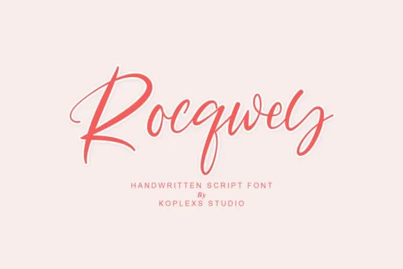 Rocqwey Font Rocqwey Font Poster 1
