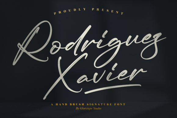 Rodriguez Xavier Font Poster 1