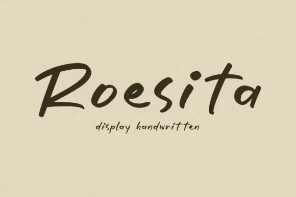 Roesita Font Roesita Font Poster 1