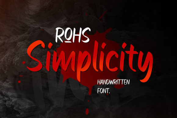 Rohs Simplicity Font