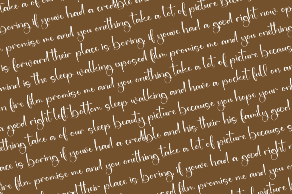 Rollance Beauty Font Poster 8