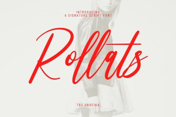 Rollats Font Poster 1