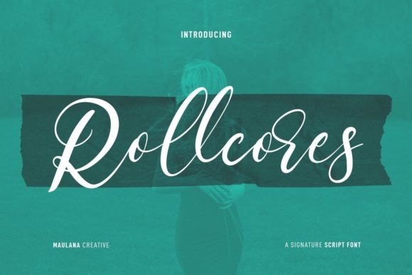 Rollcores Font Poster 1
