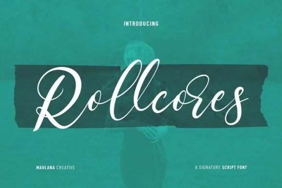 Rollcores Font Rollcores Font Poster 1