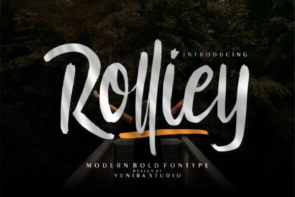Rolliey Font Rolliey Font Poster 1