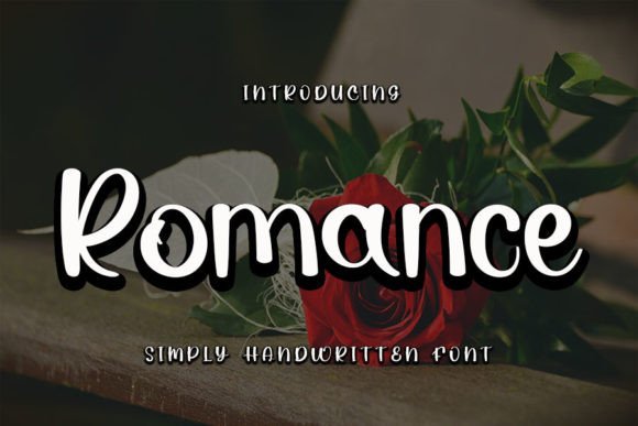Romance Font Poster 1