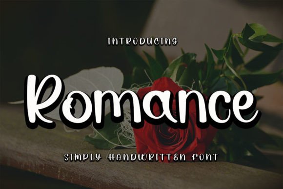 Romance Font