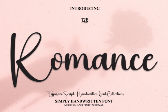 Romance Font Poster 1