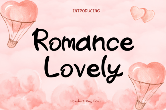Romance Lovely Font Poster 1