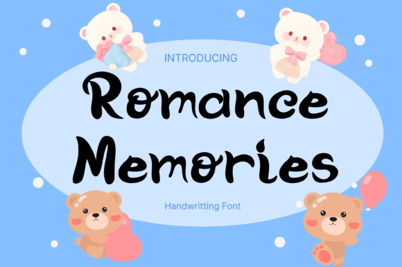 Romance Memories Font Poster 1