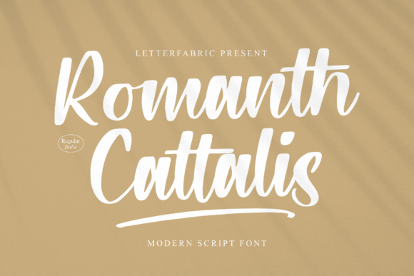 Romanth Cattalis Font Poster 1