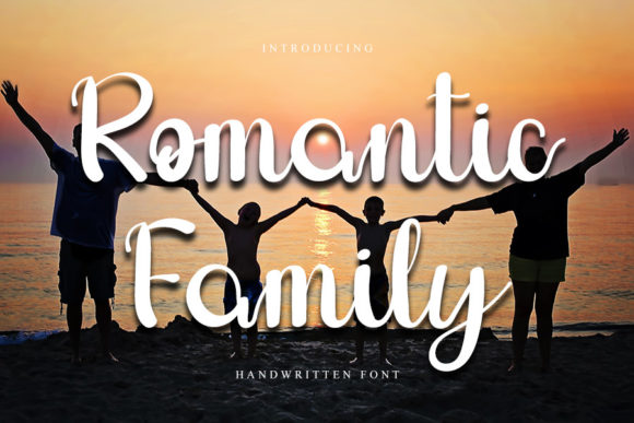Romantic Family Font Poster 1