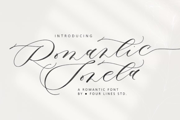 Romantic Soneta Font Poster 2