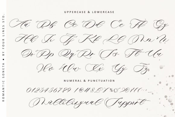 Romantic Soneta Font Poster 12