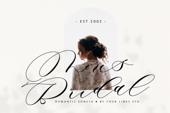 Romantic Soneta Font Poster 3
