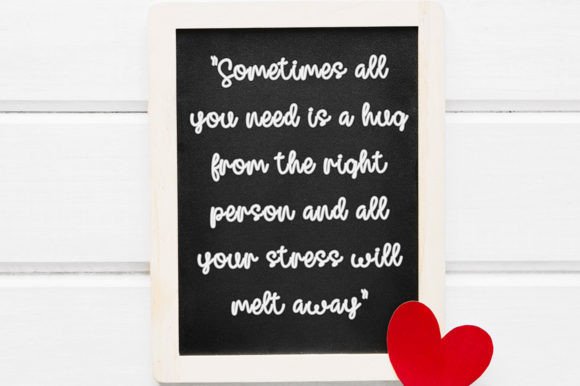 Romantic Story Font Poster 4