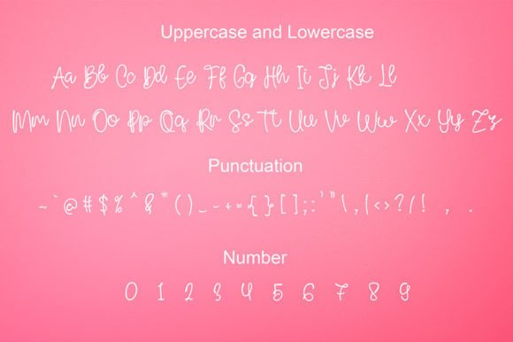 Romantic Story Font Poster 7