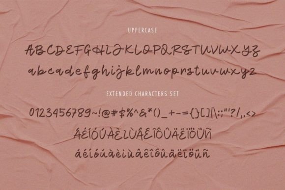 Romantic Tropical Font Poster 10