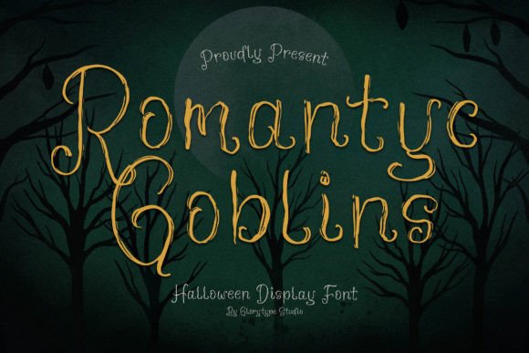 Romantyc Goblins Font Poster 1