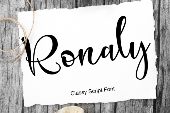 Ronaly Font Poster 1