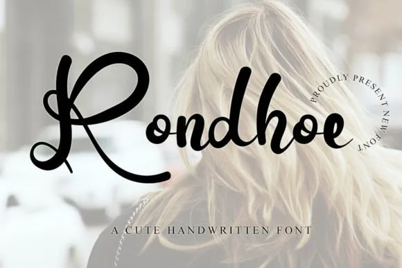 Rondhoe Font Rondhoe Font Poster 1