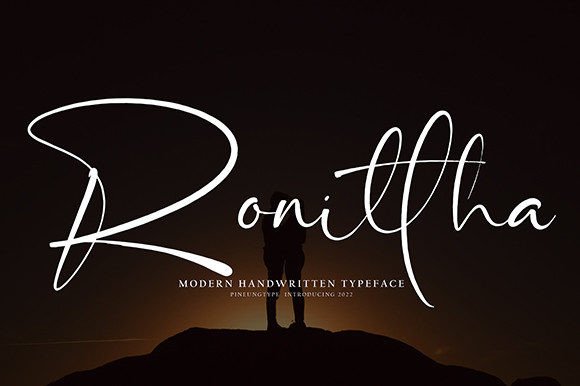 Ronittha Font Poster 1
