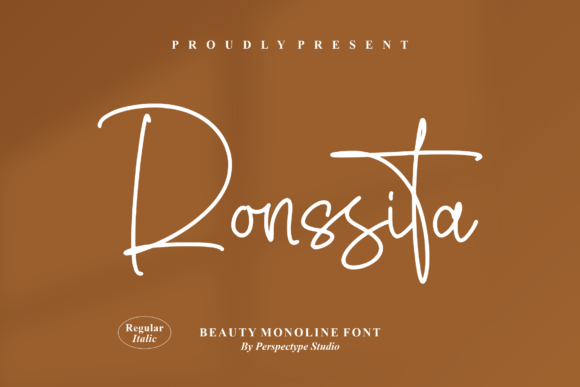 Ronssita Font Poster 1