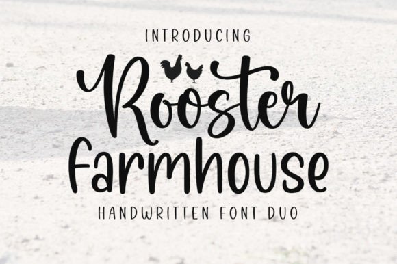 Rooster Farmhouse Duo Font Poster 1