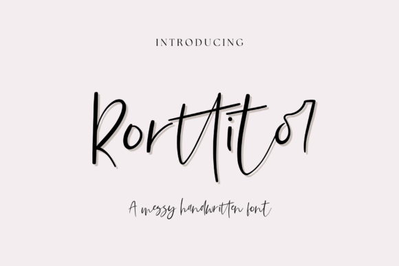 Rorttitor Font Poster 1
