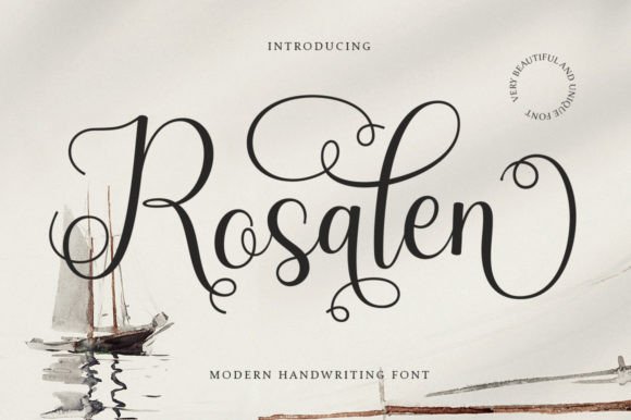 Rosalen Font Poster 1