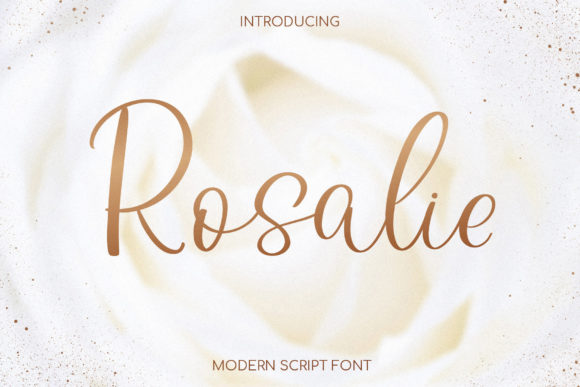 Rosalie Font Poster 1