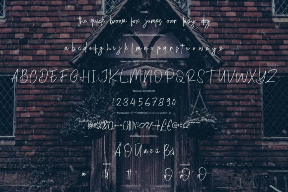 Rosallina Font Poster 6