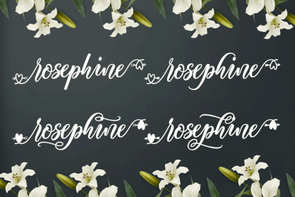 Rosalyna Font Poster 5