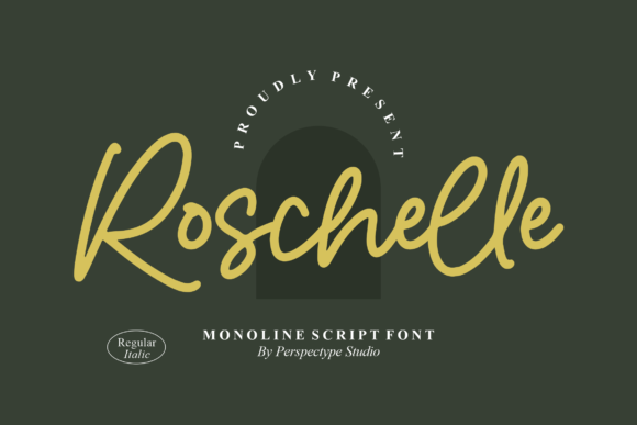 Roschelle Font Poster 1