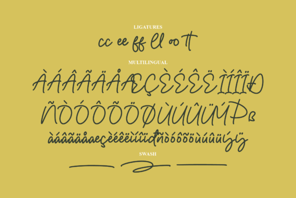 Roschelle Font Poster 14