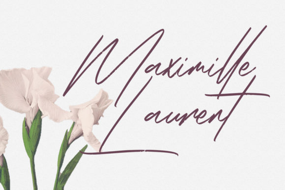Rose Couture Font Poster 4