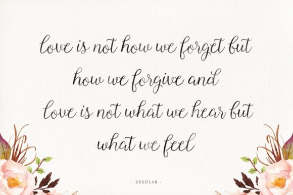 Roselina Font Poster 2