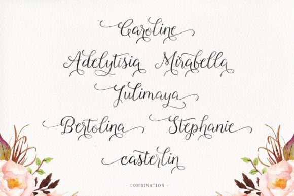 Roselina Font Poster 4