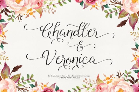 Roselina Font Poster 5