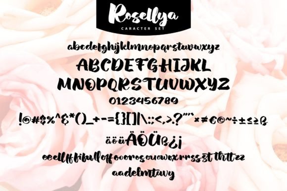 Rosellya Font Poster 5
