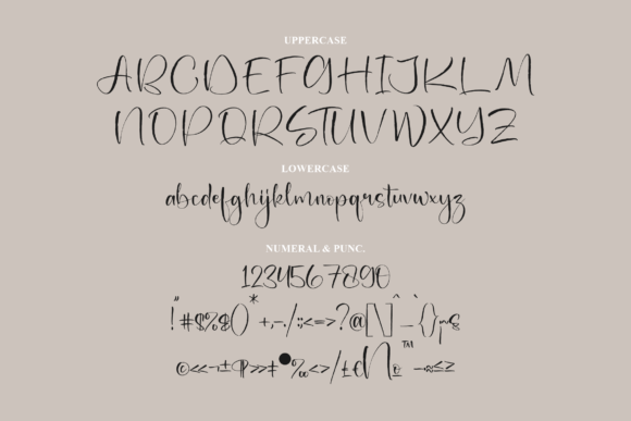 Rosemallia Font Poster 13