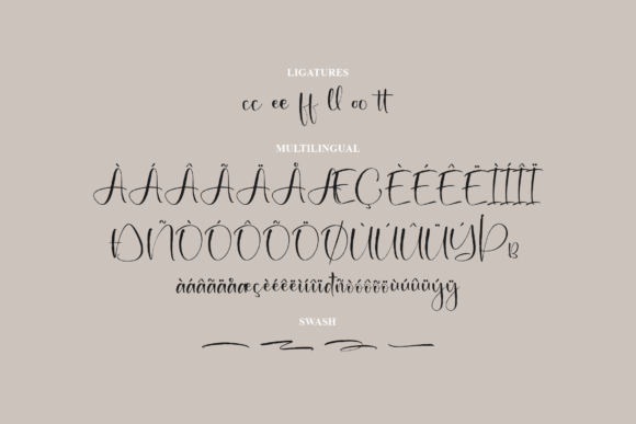 Rosemallia Font Poster 14