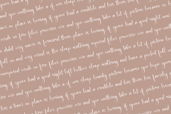 Rosemallia Font Poster 8