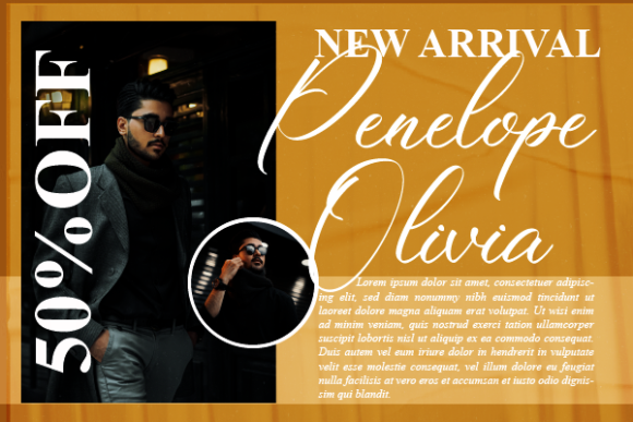 Rosemary Carolina Font Poster 2